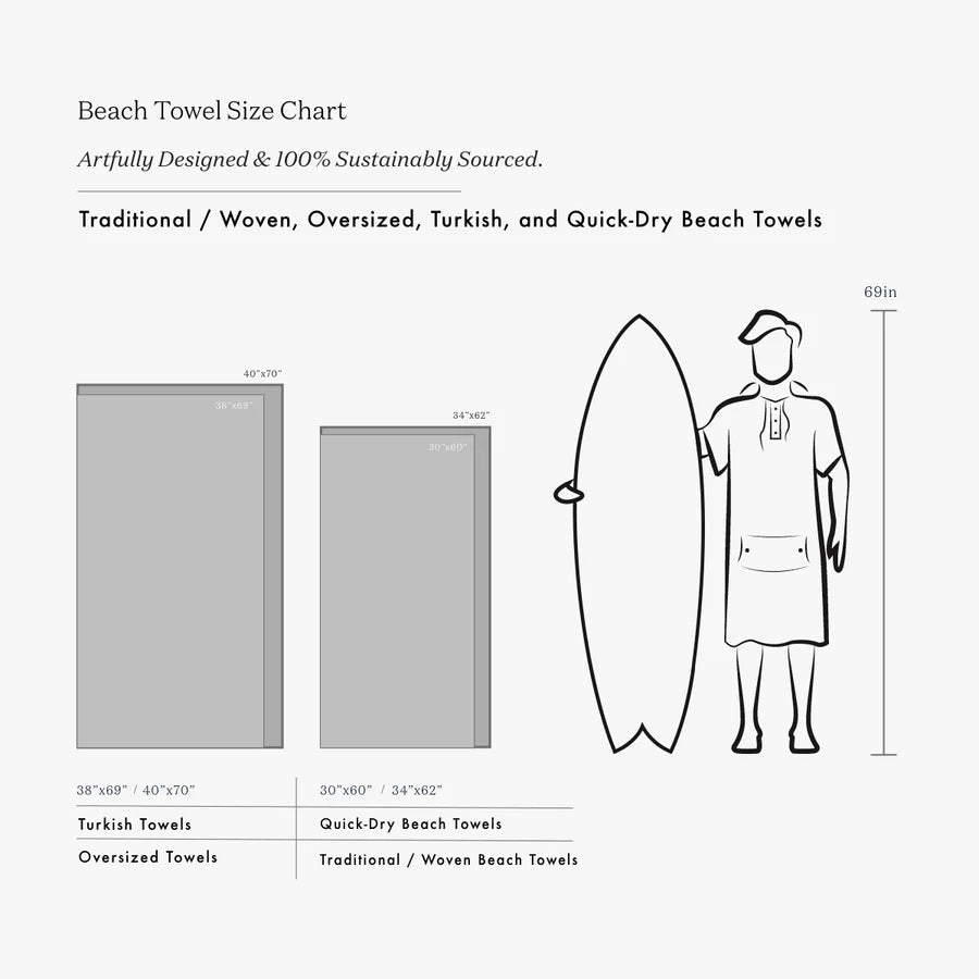 SLOWTIDE TOWEL STACKED