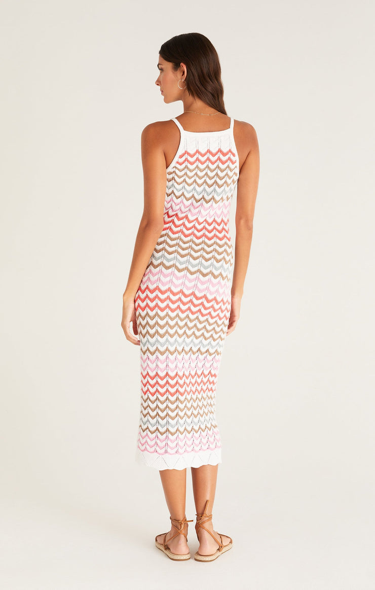 Z SUPPLY DRESS CAMILLE STRIPE CROCHET