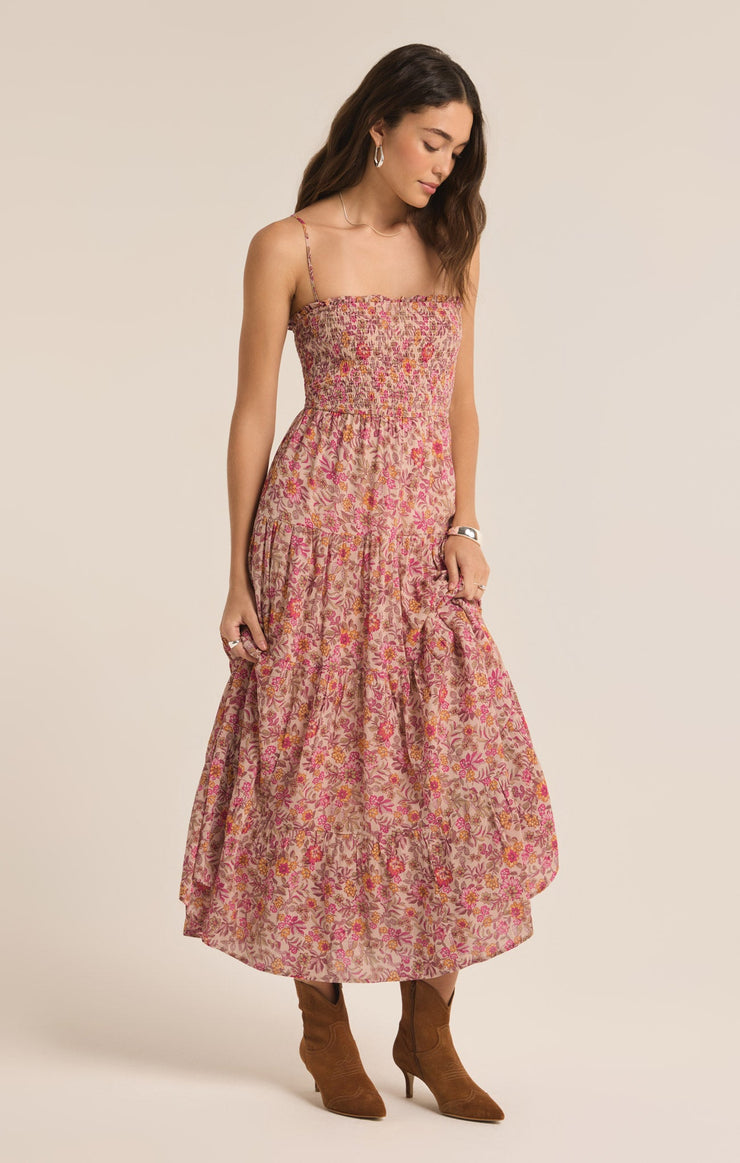 Z SUPPLY DRESS BALOS LIMA FLORAL MIDI