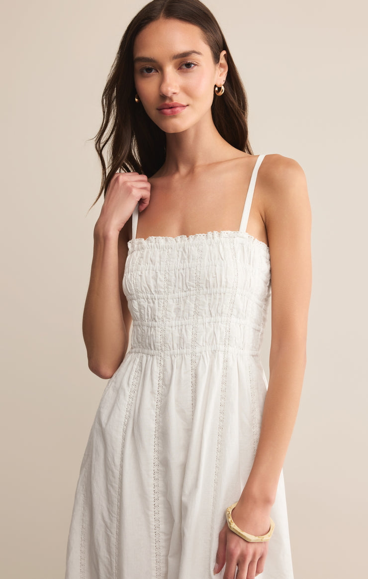 Z SUPPLY DRESS DANI EMBROIDERED MIDI