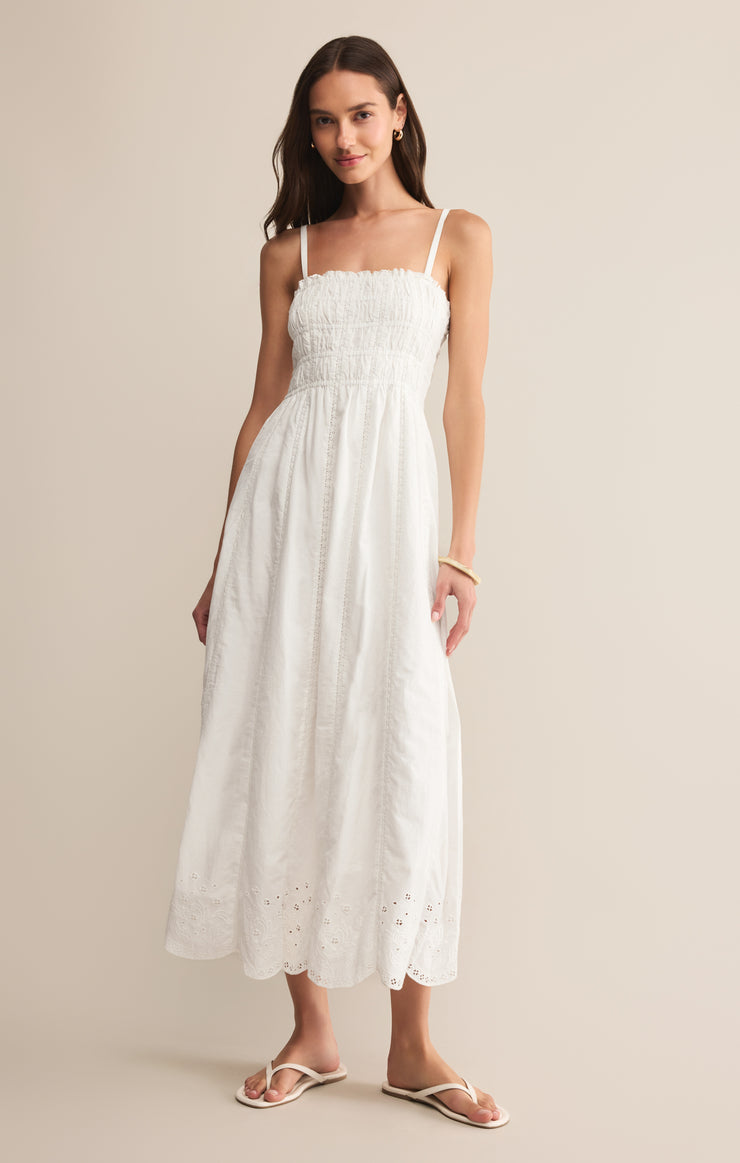 Z SUPPLY DRESS DANI EMBROIDERED MIDI