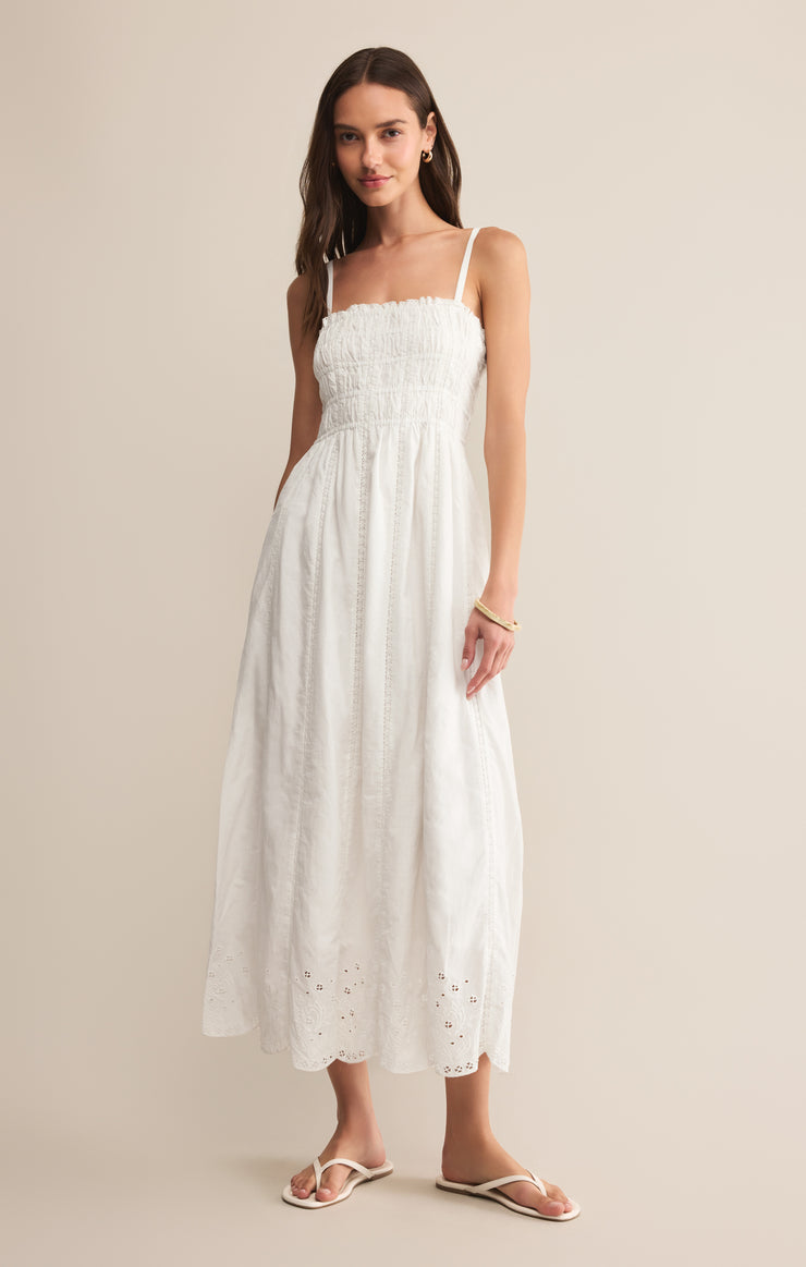 Z SUPPLY DRESS DANI EMBROIDERED MIDI