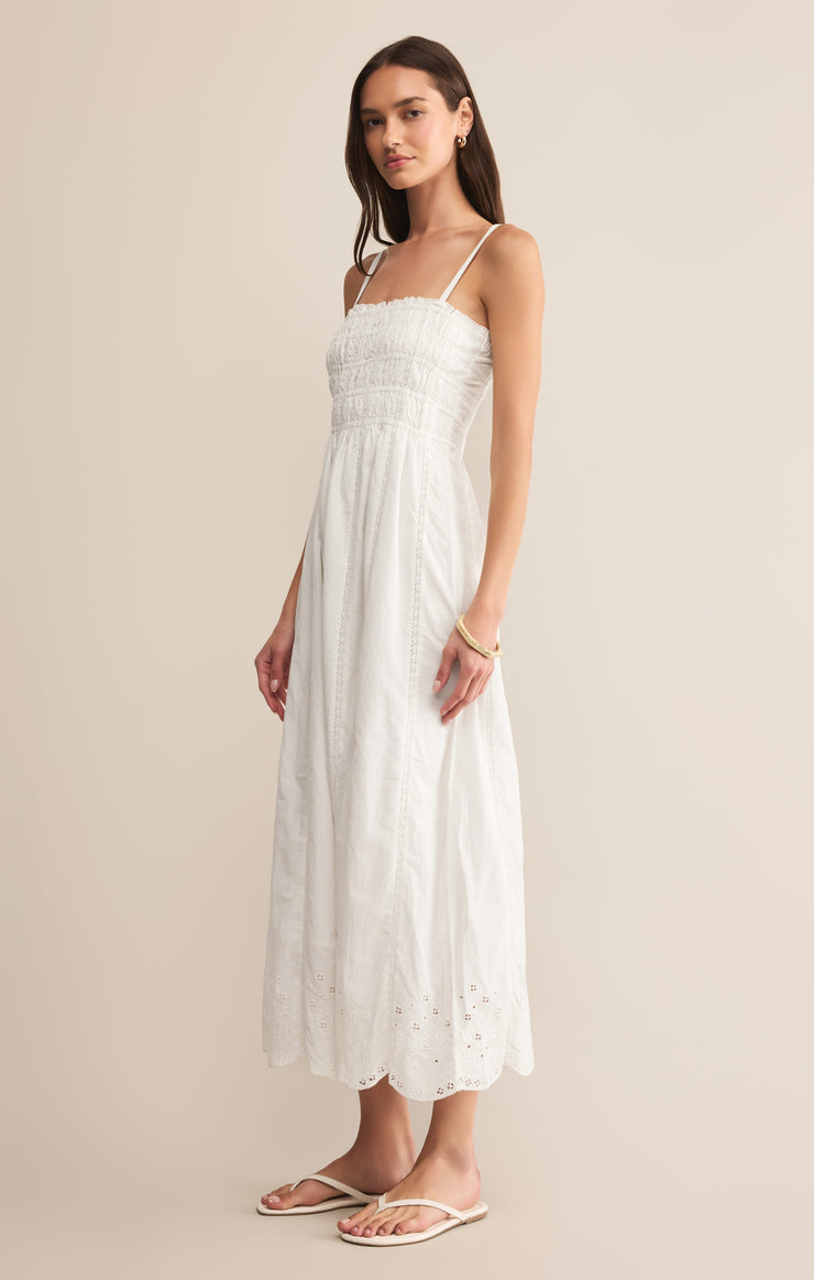 Z SUPPLY DRESS DANI EMBROIDERED MIDI