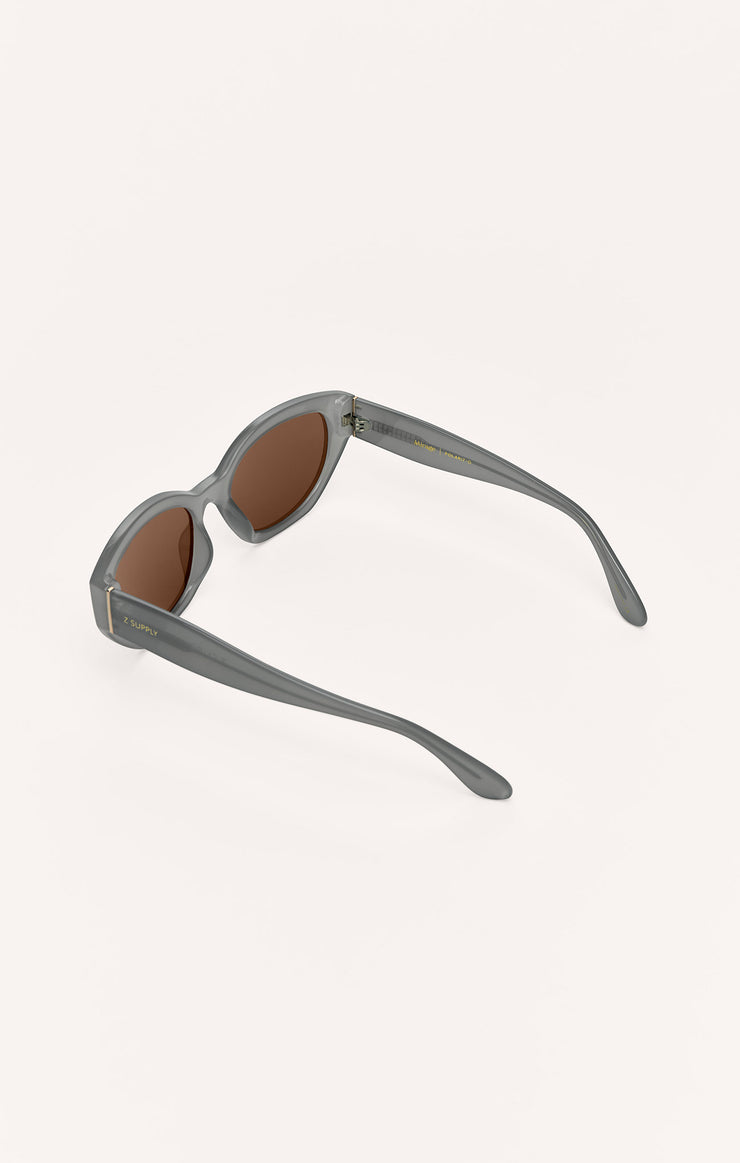 Z SUPPLY SUNGLASS MIRAGE PEWTER | BROWN POLARIZED