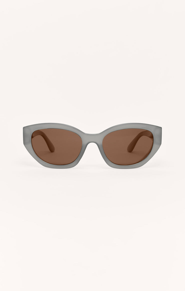 Z SUPPLY SUNGLASS MIRAGE PEWTER | BROWN POLARIZED