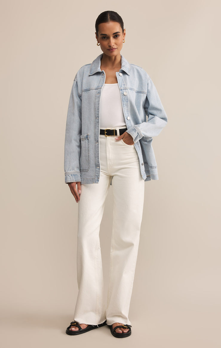 Z SUPPLY JACKET ON THE ROAD DENIM