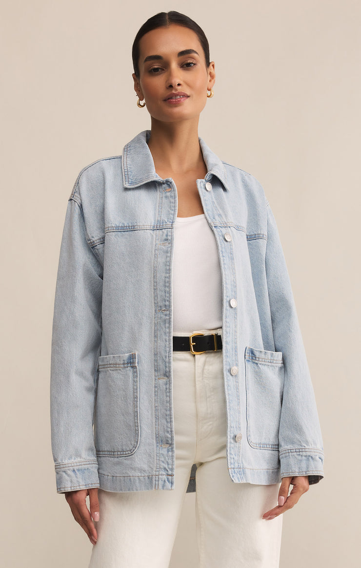 Z SUPPLY JACKET ON THE ROAD DENIM