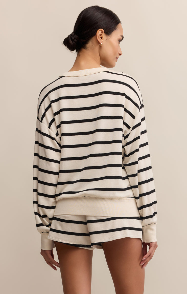 Z SUPPLY SWEATSHIRT STAND OUT STRIPED