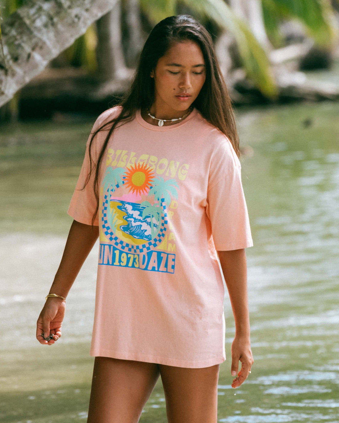 sunny kiss oversized tee