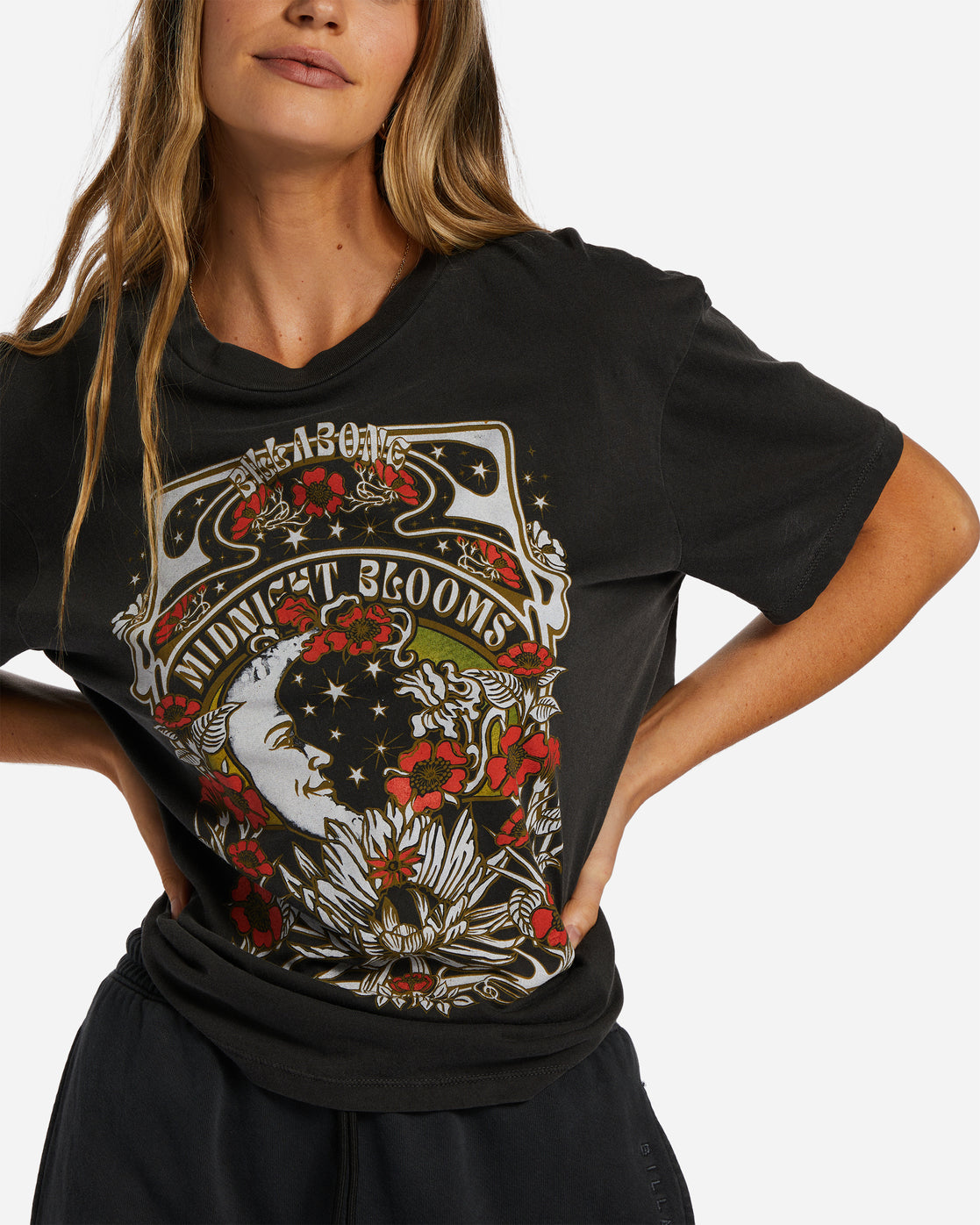 BILLABONG TEE MIDNIGHT BLOOMS