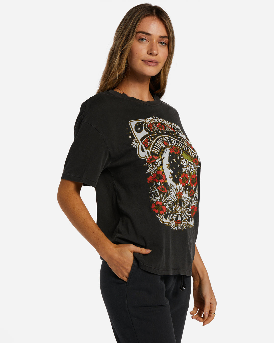 BILLABONG TEE MIDNIGHT BLOOMS