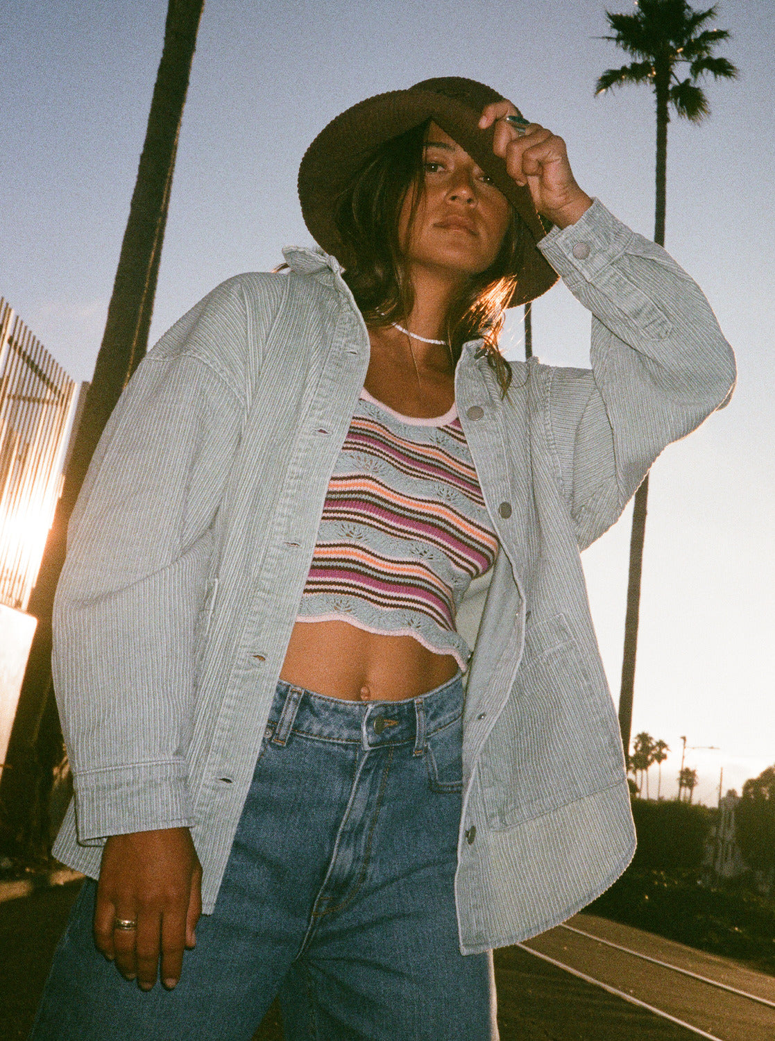 ROXY SHIRT KICK BACK WASHED CORD