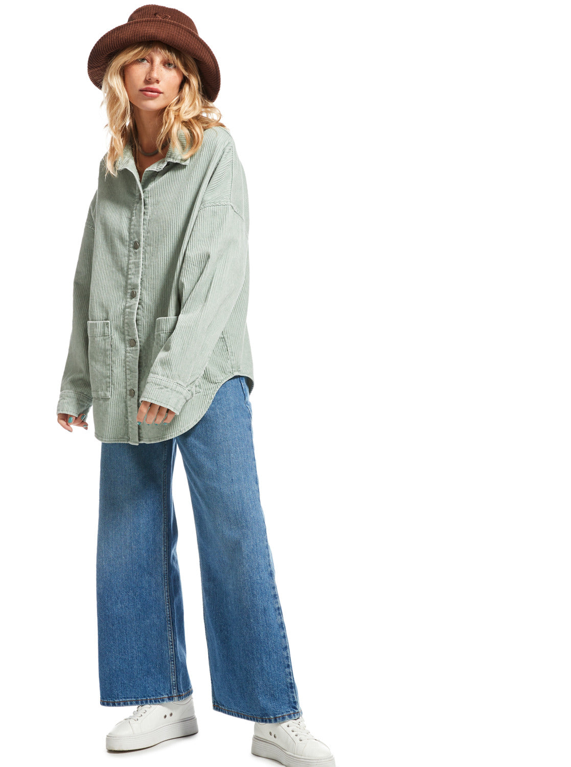 ROXY SHIRT KICK BACK WASHED CORD