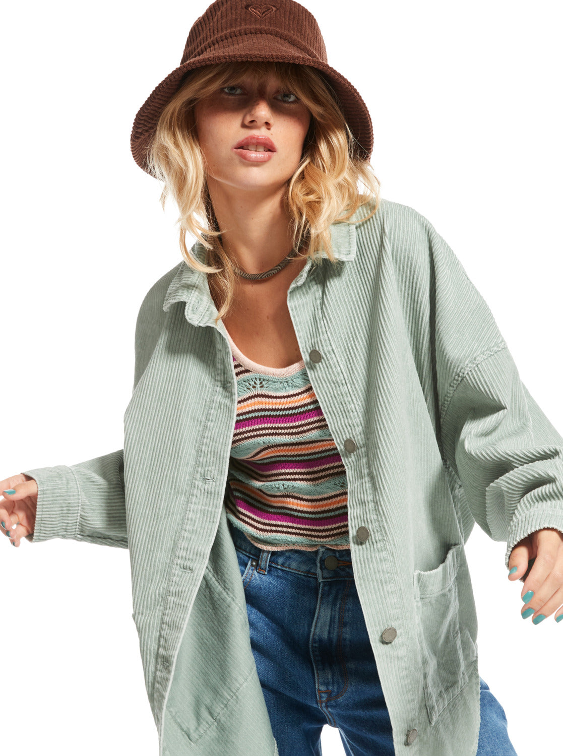 ROXY SHIRT KICK BACK WASHED CORD