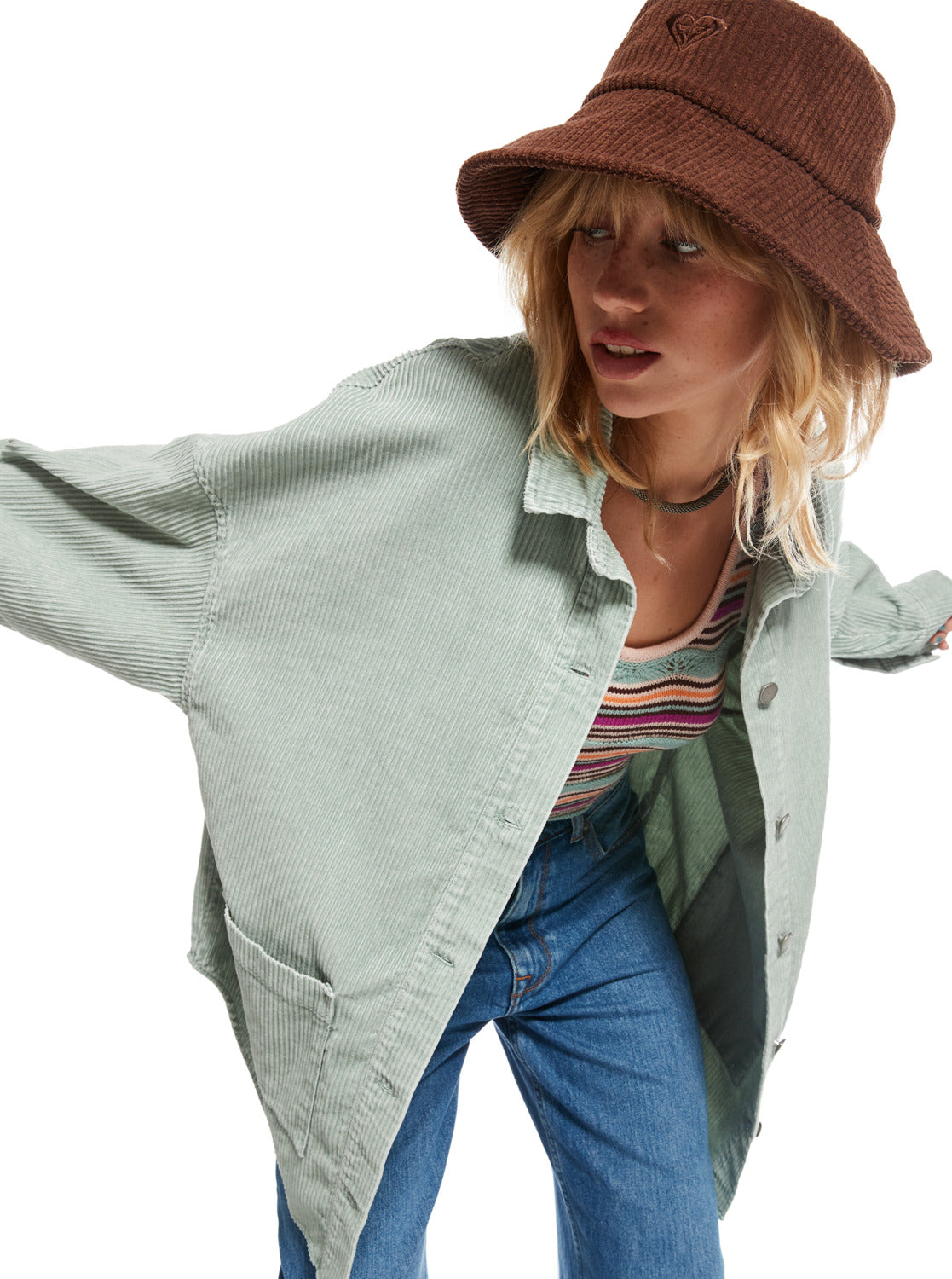 ROXY SHIRT KICK BACK WASHED CORD