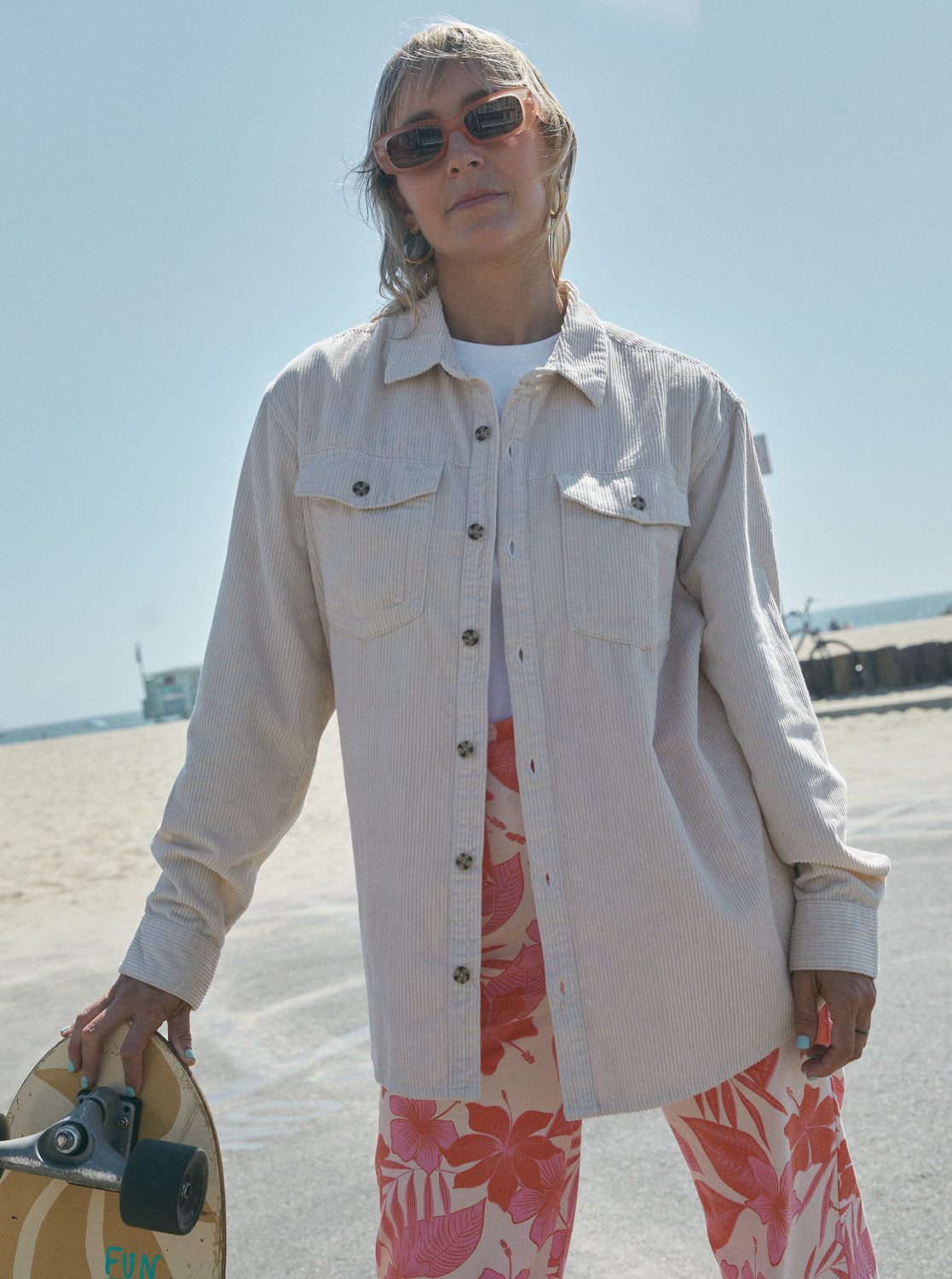 ROXY SHIRT LET IT GO CORD