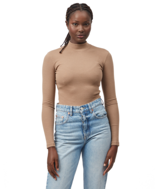TENTREE TOP RIB MOCK NECK LONGSLEEVE