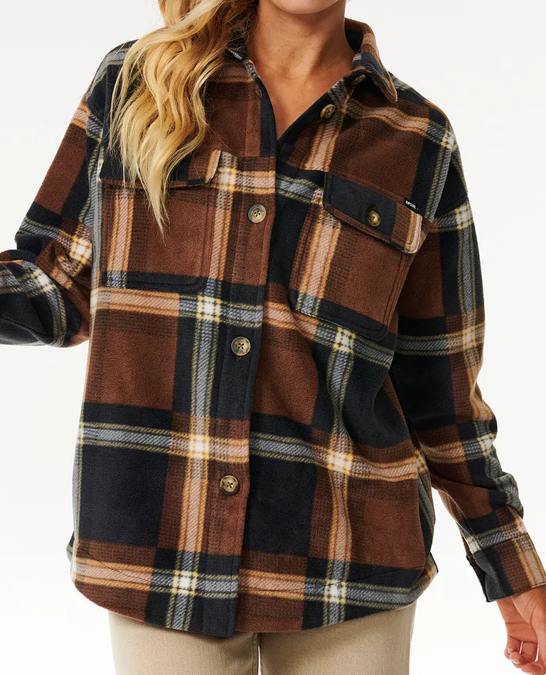 RIP CURL SHIRT SUN CLUB FLANNEL