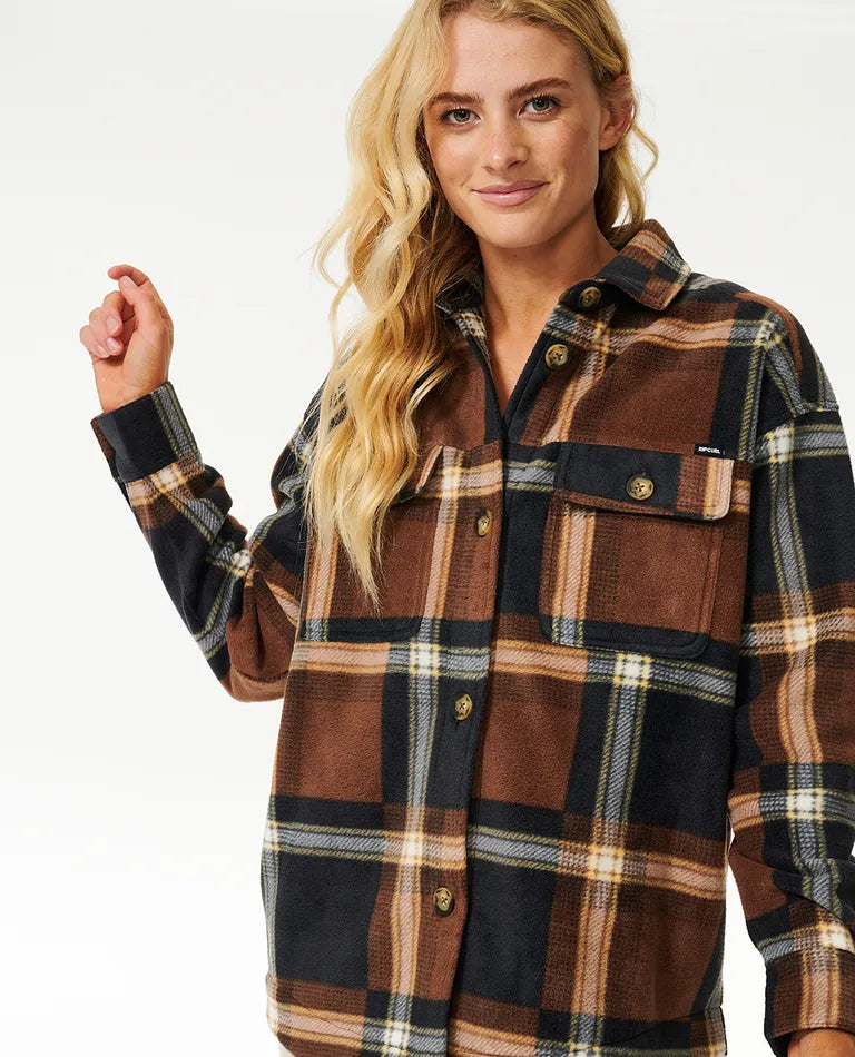 RIP CURL SHIRT SUN CLUB FLANNEL