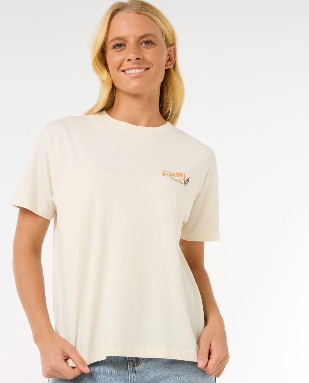 RIP CURL TEE CALA VADELLA RELAXED