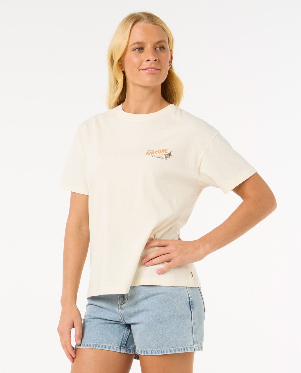 RIP CURL TEE CALA VADELLA RELAXED