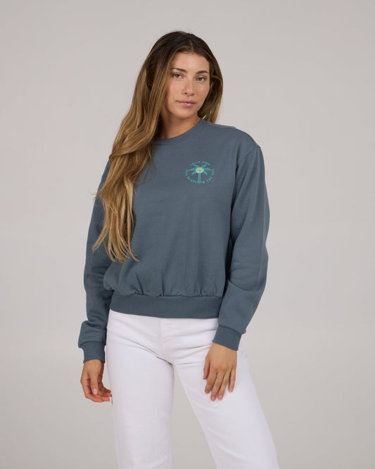 SALTY CREW SWEATER QUEEN PALM CREW
