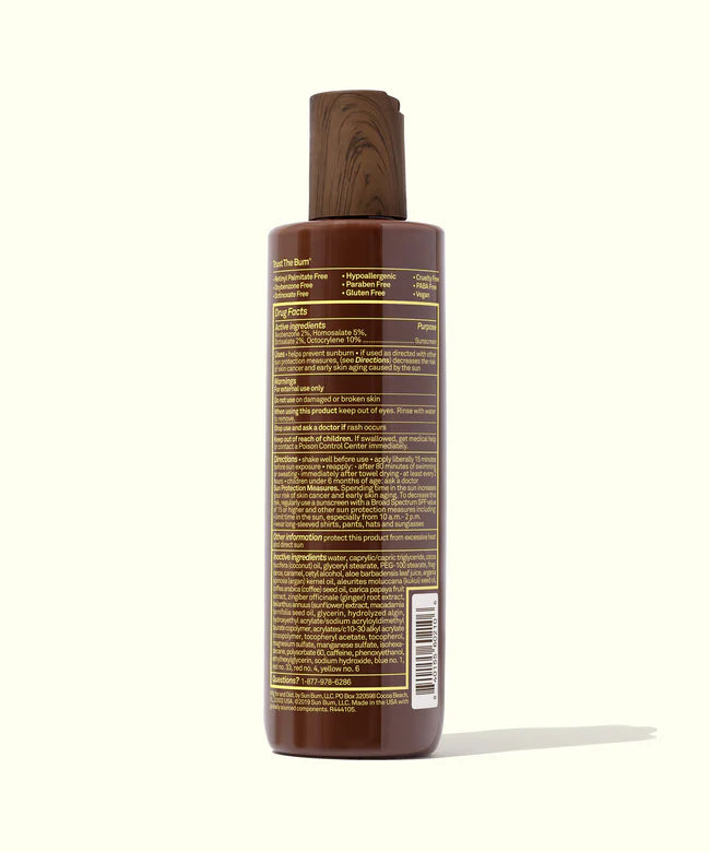 SUN BUM BROWNING TANNIN LOTION SPF 15