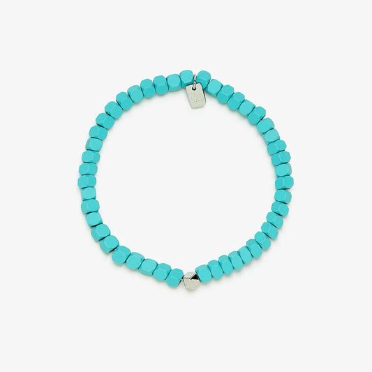 PURA VIDA BRACELET COATED HEMATITE STRETCH