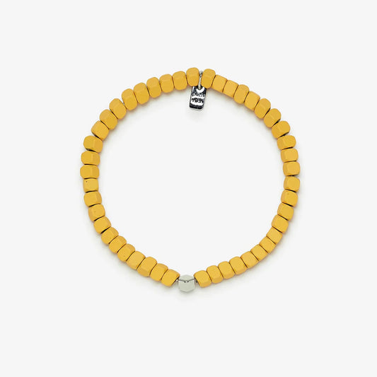 PURA VIDA BRACELET COATED HEMATITE STRETCH