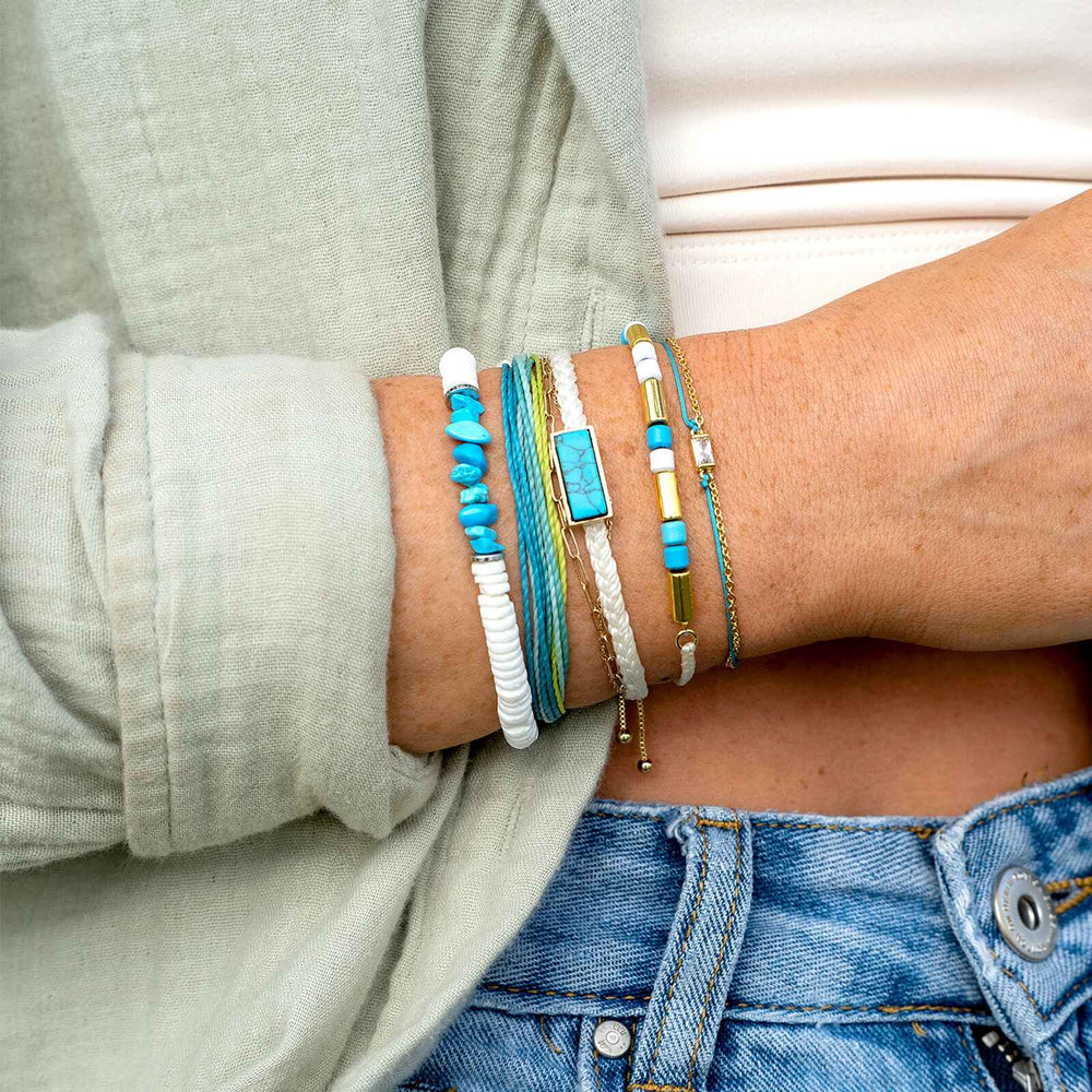 PURA VIDA BRACELET TULUM GOLD CHARM