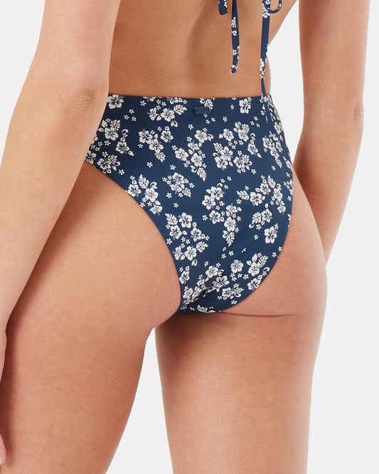 ROXY BIKINI BOTTOM HIBISCUS HAVEN MIDRISE HIGHLEG MOD