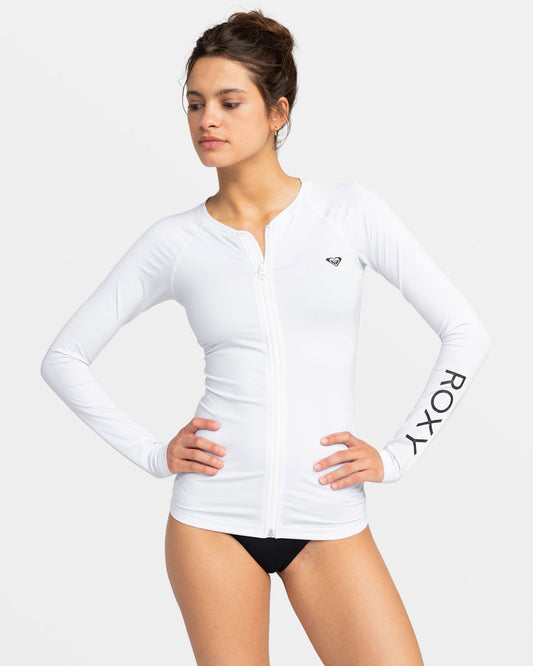 ROXY RASHGUARD NEW ESSENTIALS LONG SLEEVE ZIPPED