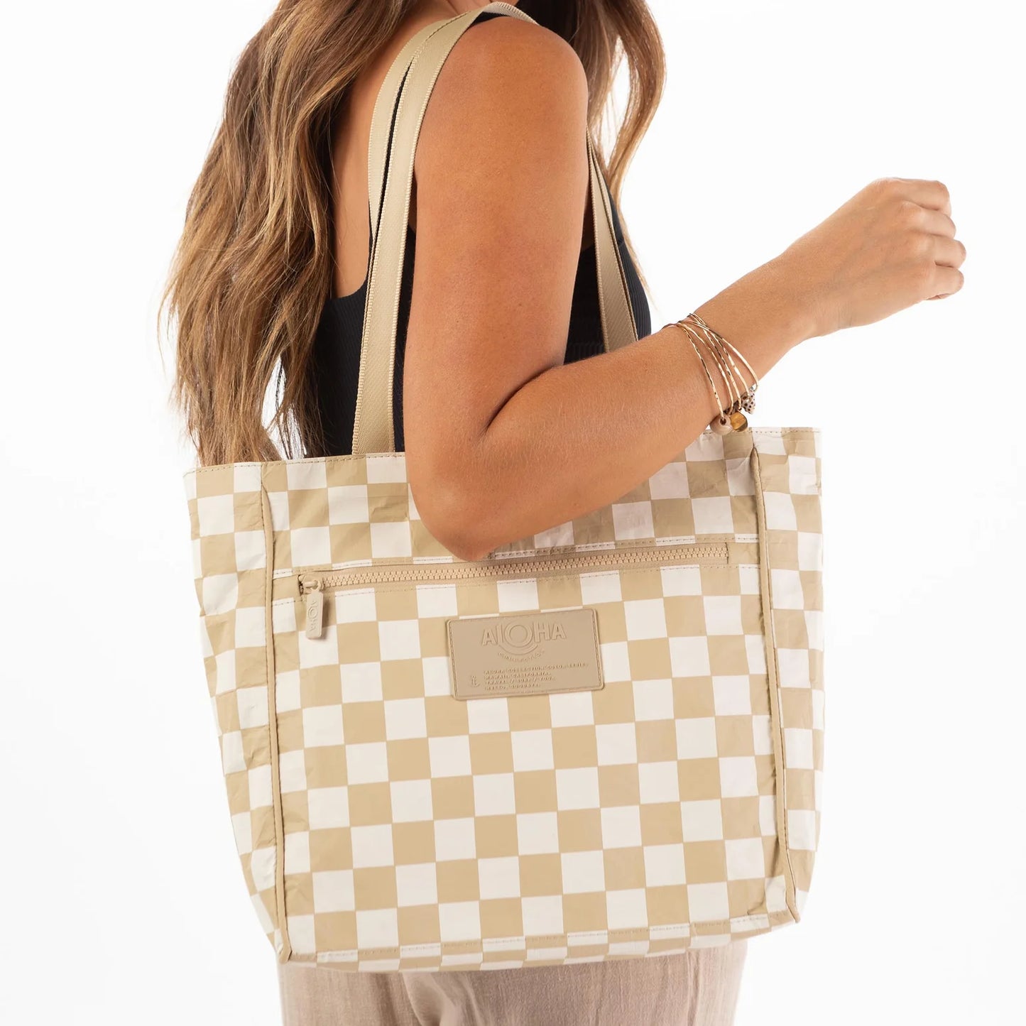ALOHA CHECKMATE TOTE
