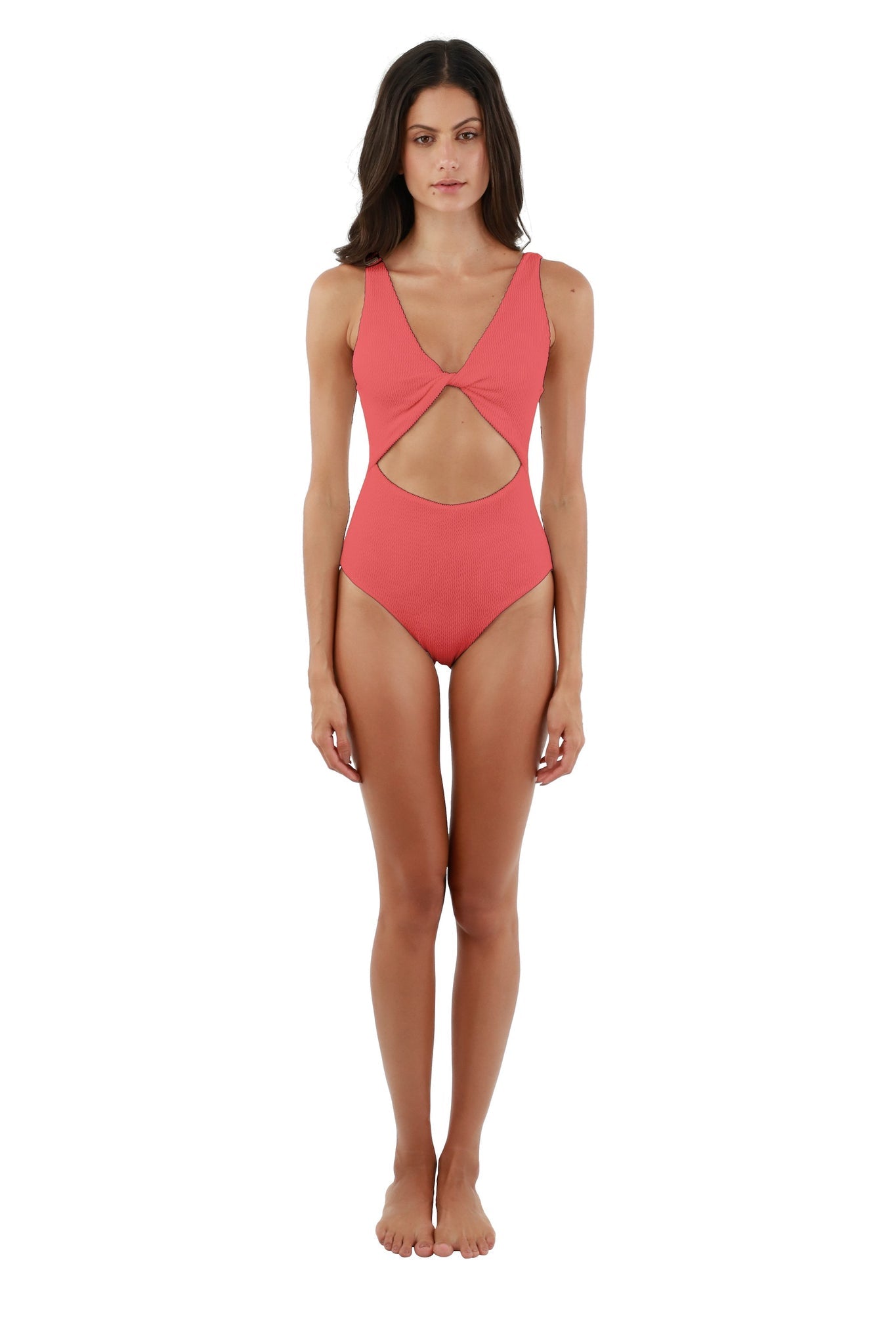 MALAI ONE PIECE TEXTURED WAVE TWIX