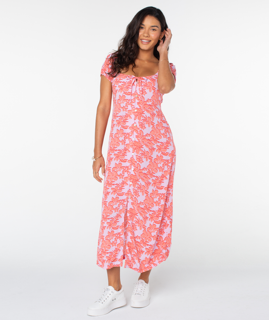 ROXY DRESS SHELLY COAST MIDI