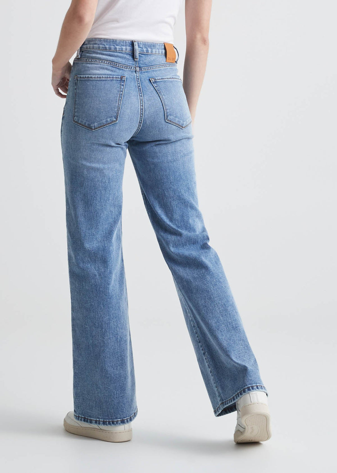 DU/ER DENIM MIDWEIGHT PERFORMACE WIDE LEG