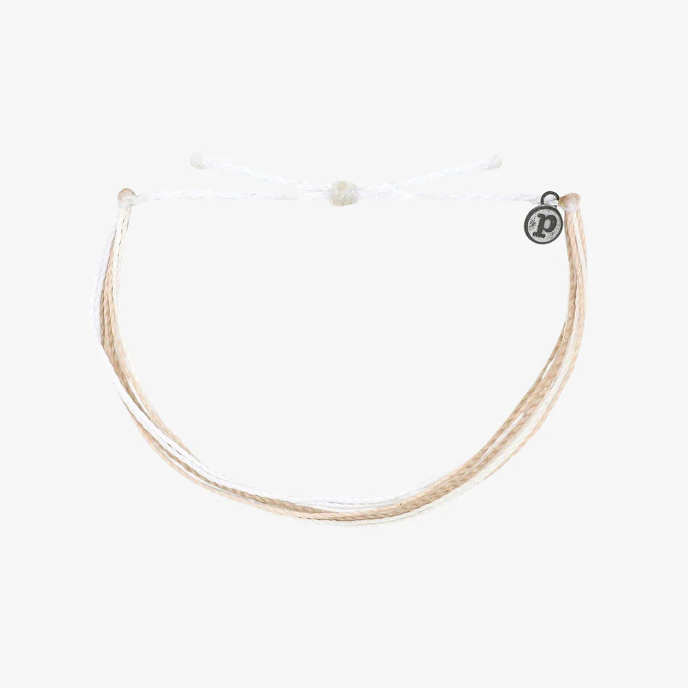 PURA VIDA ANKLET WHITE SANDS
