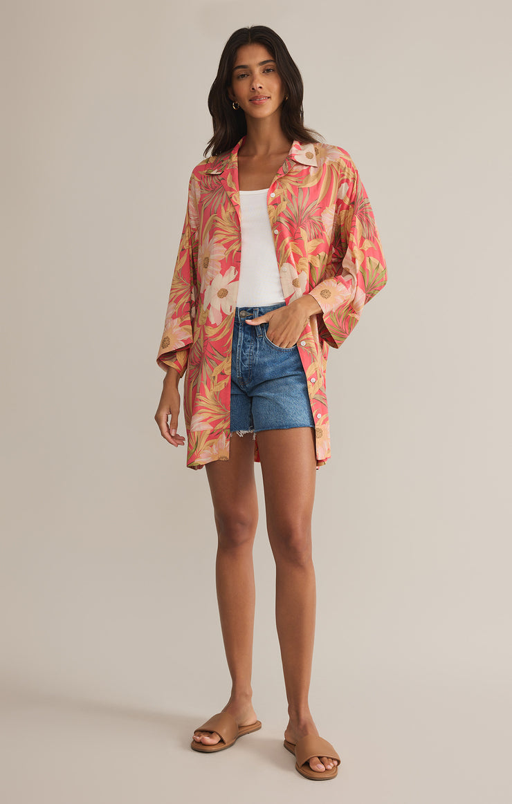 Z SUPPLY DRESS GELLAR BARRA TROPIC MINI