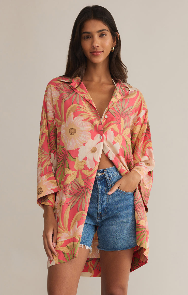Z SUPPLY DRESS DANTE BARRA TROPIC