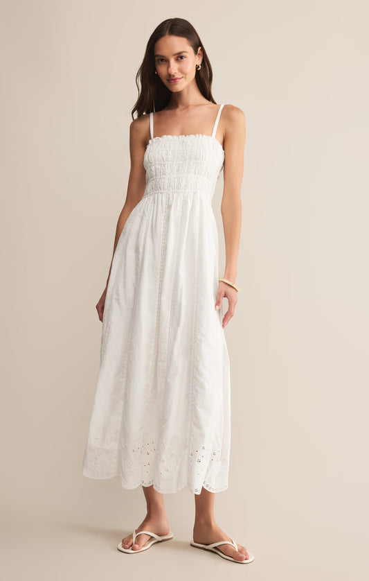 Z SUPPLY DRESS DANI EMBROIDERED MIDI