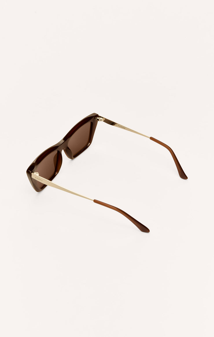 Z SUPPLY SUNGLASS LOOKOUT CHESTNUT | BROWN POLARIZED