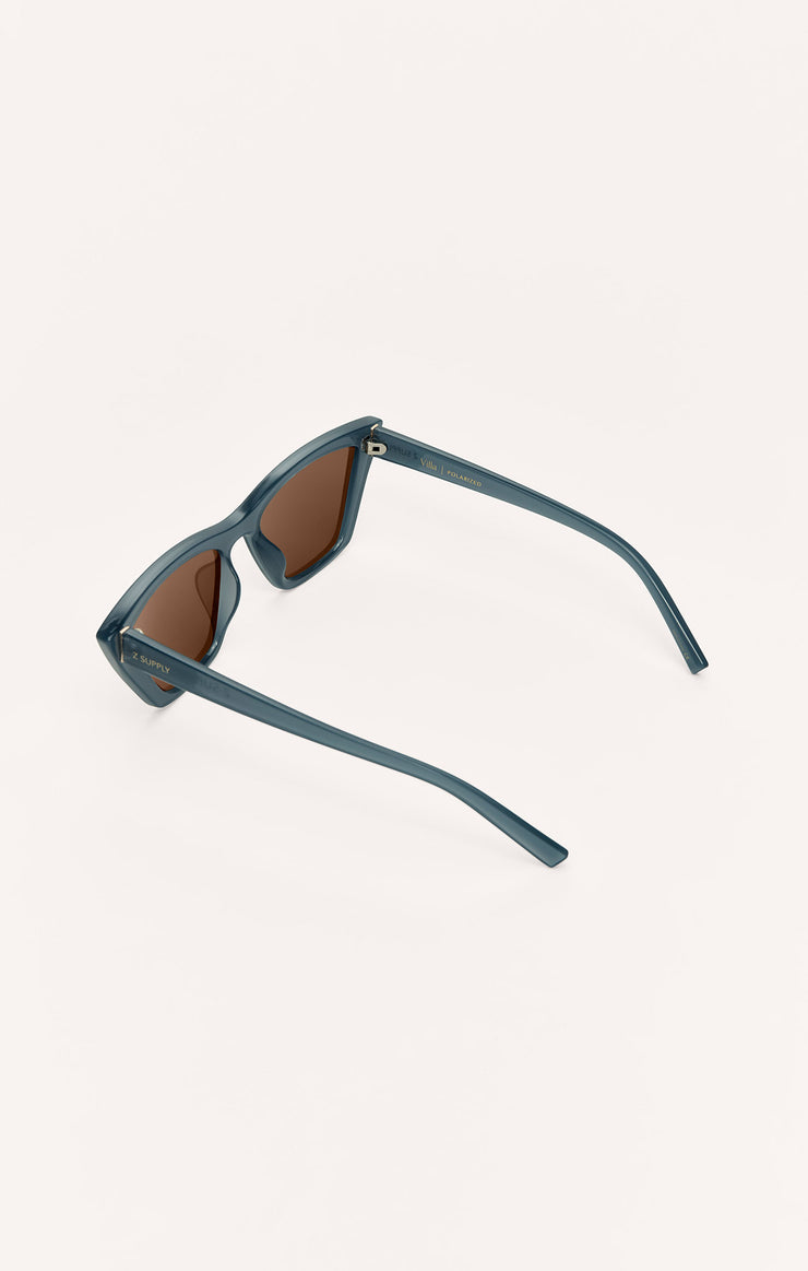 Z SUPPLY SUNGLASS VILLA DARK INDIGO | BROWN