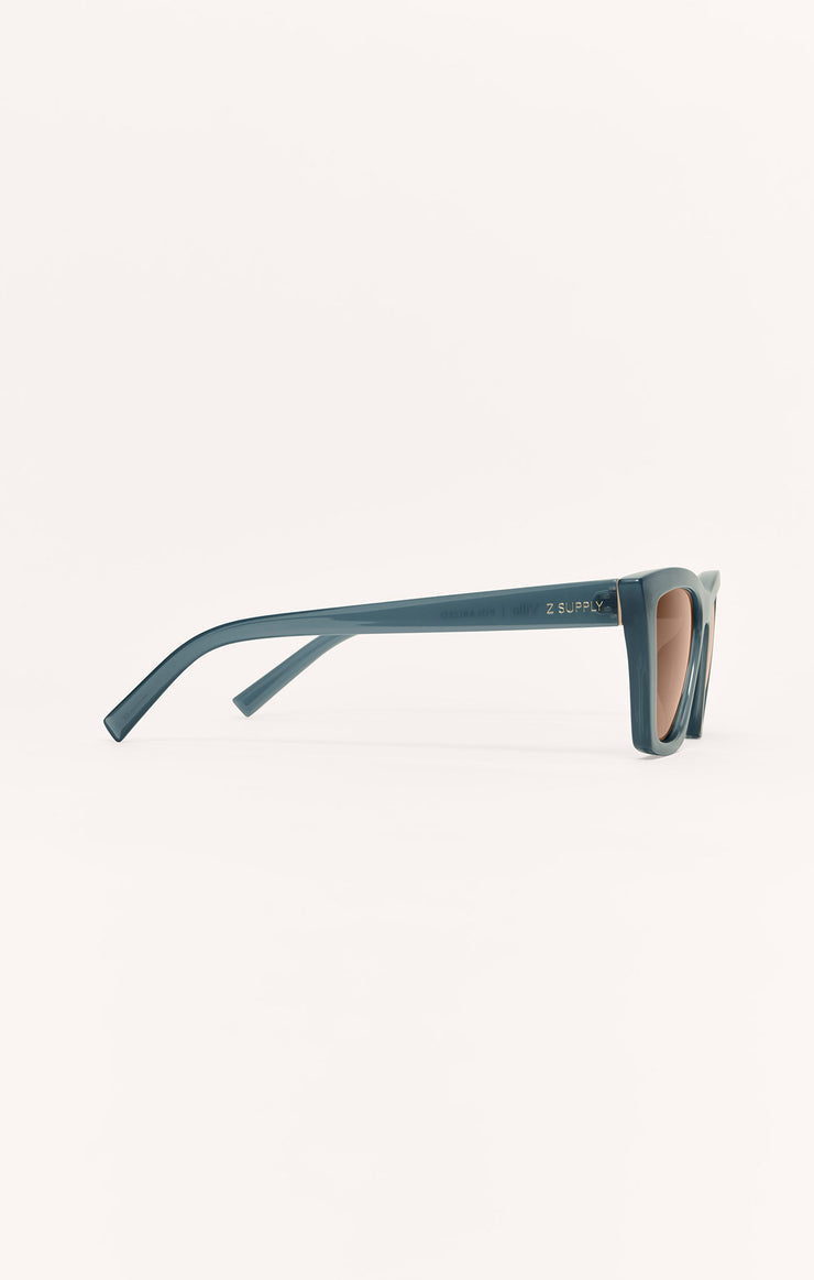 Z SUPPLY SUNGLASS VILLA DARK INDIGO | BROWN