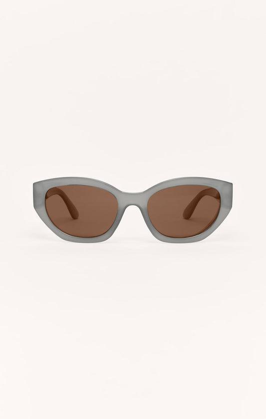 Z SUPPLY SUNGLASS MIRAGE PEWTER | BROWN POLARIZED