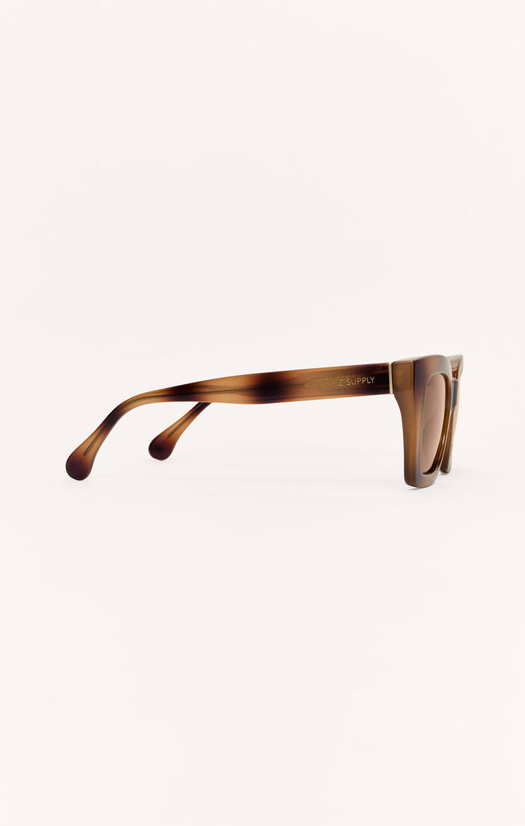 Z SUPPLY SUNGLASS HIDEAWAY BROWN TORTOISE | BROWN