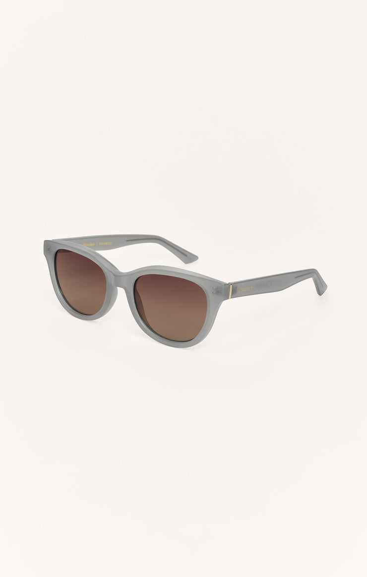 Z SUPPLY SUNGLASS SHORELINE PEWTER | GRADIENT