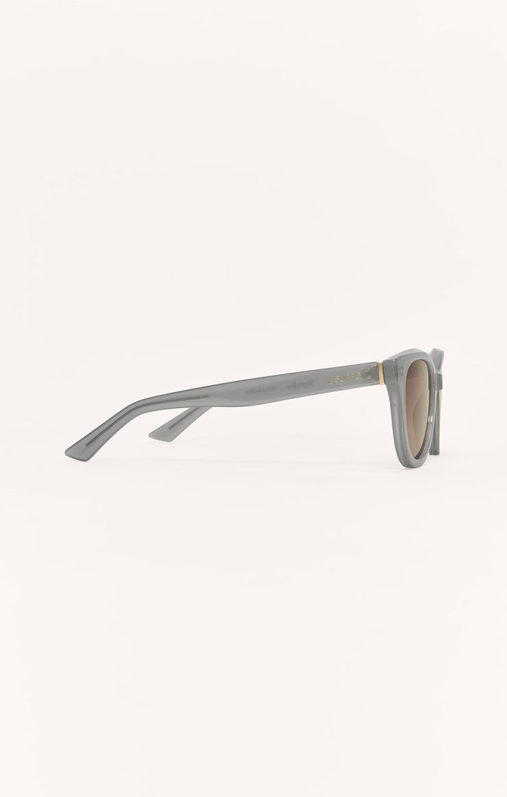 Z SUPPLY SUNGLASS SHORELINE PEWTER | GRADIENT