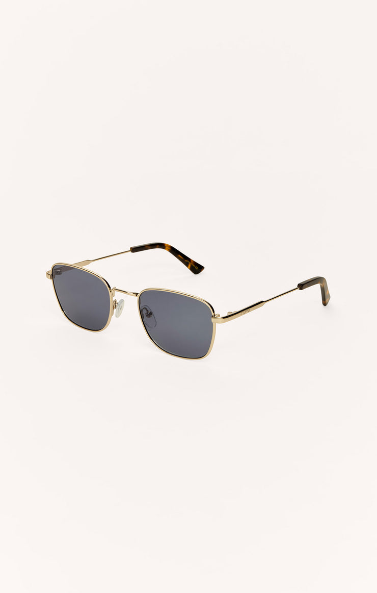 Z SUPPLY SUNGLASS FASTLANE GOLD | GREY