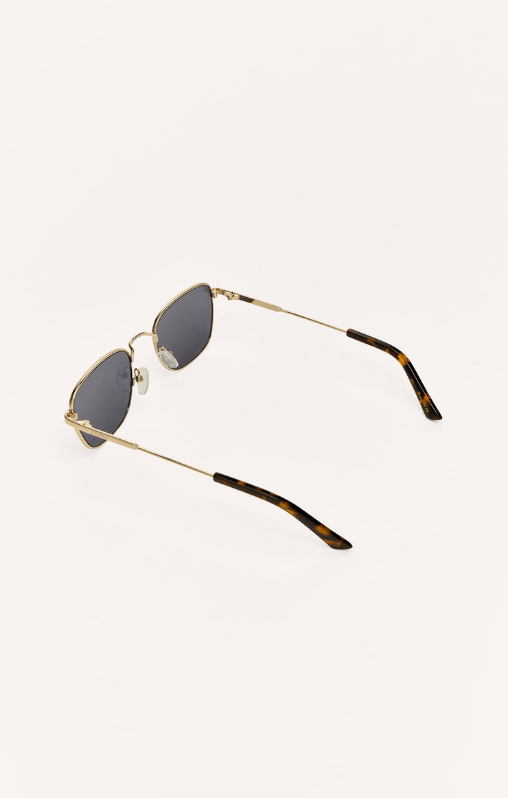 Z SUPPLY SUNGLASS FASTLANE GOLD | GREY
