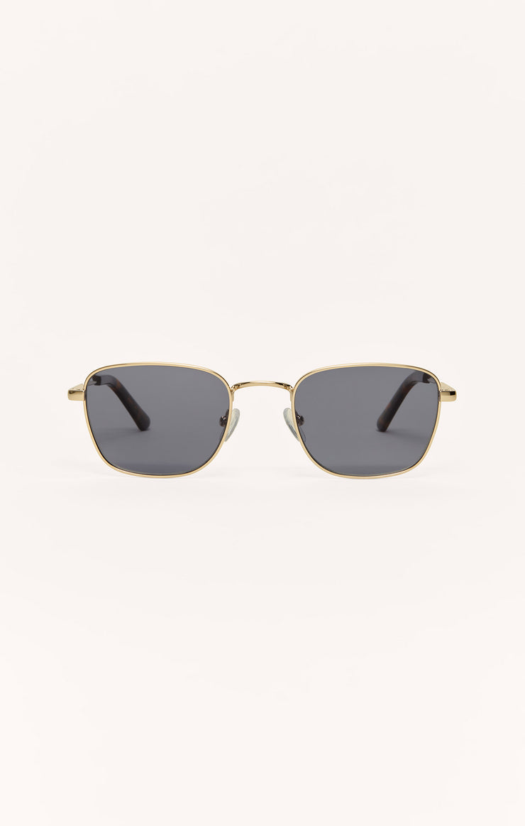 Z SUPPLY SUNGLASS FASTLANE GOLD | GREY